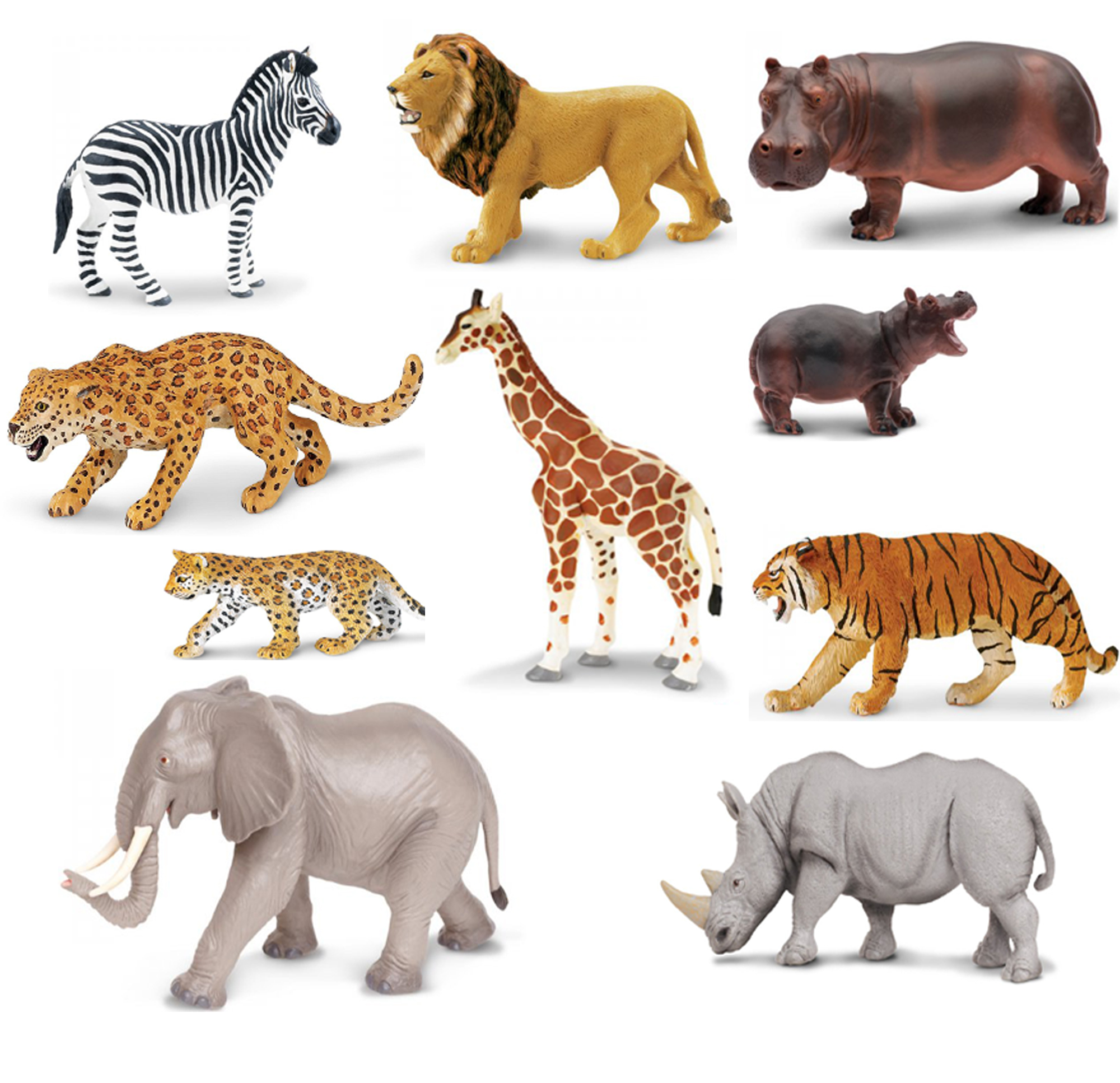 Bulk Bags Wild Safari LTD Set Educational Kids Toy Figure