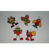 Smartcraft Glass Painted - Bug Magnets