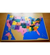 USA Puzzle Map 